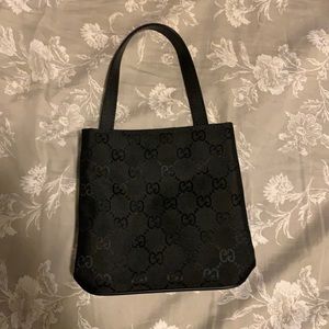 Black Gucci mini shoulder bag